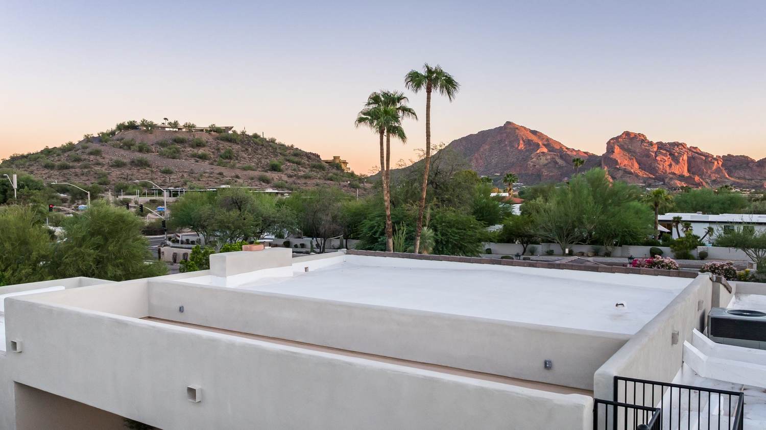 Camelback Mountain views from the rooftop