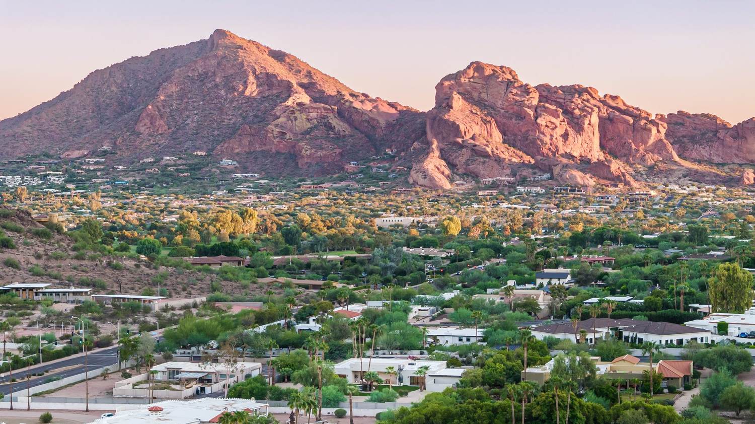 Camelback Mountain at sunset